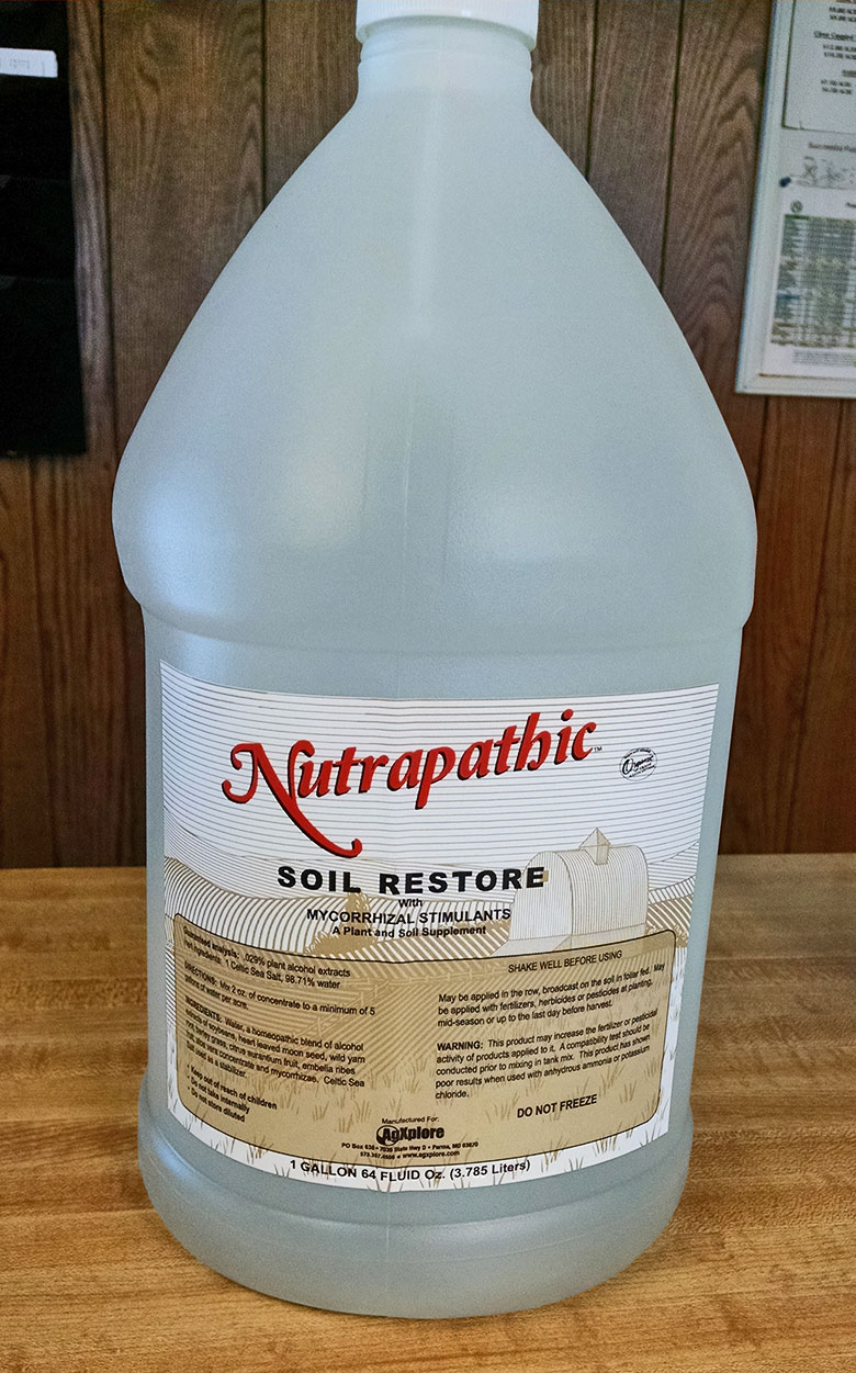 Nutrapathic Soil Restore jug